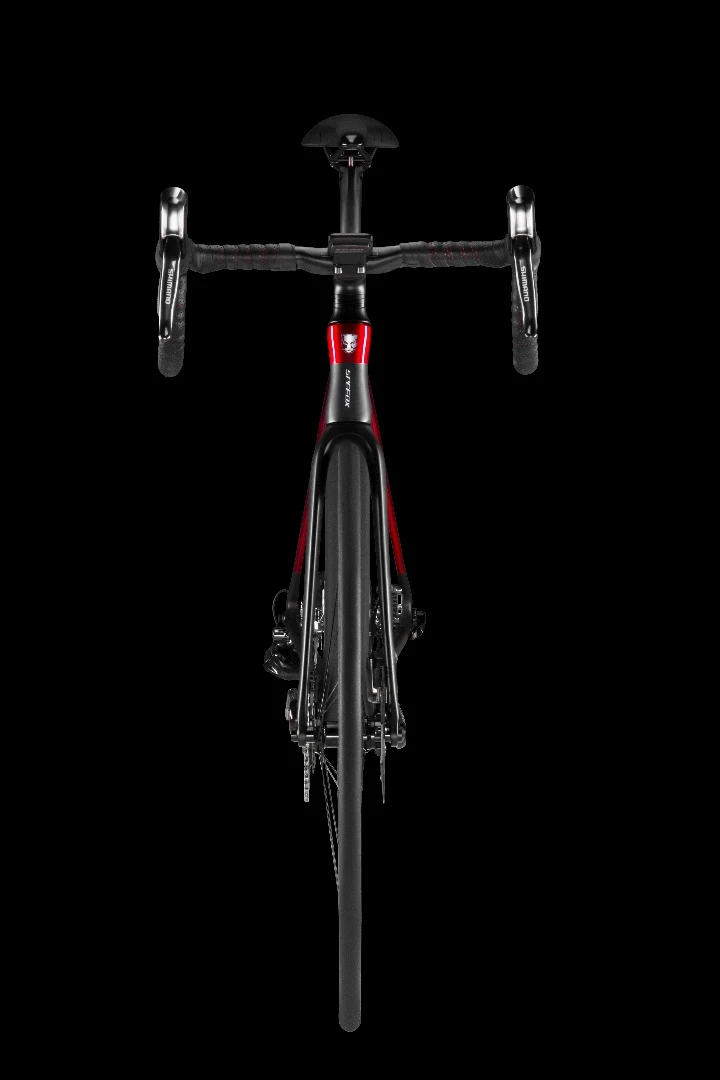 All of the required wiring is internally routed through the SpeedX Unicorn's carbon fiber frame