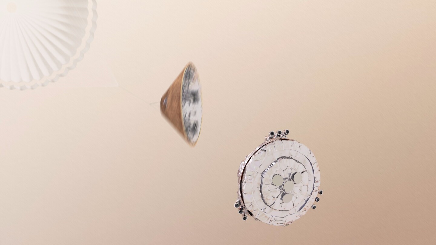 Schiaparelli jettisoned its parachute early