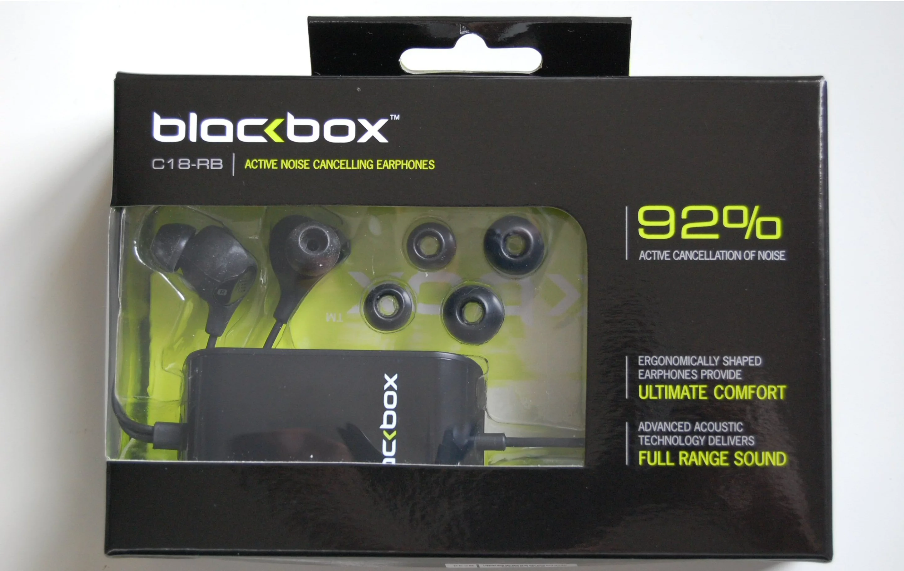 The C18 box promising 92 percent noise reduction
