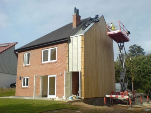 Finishing touches are applied in September 2008