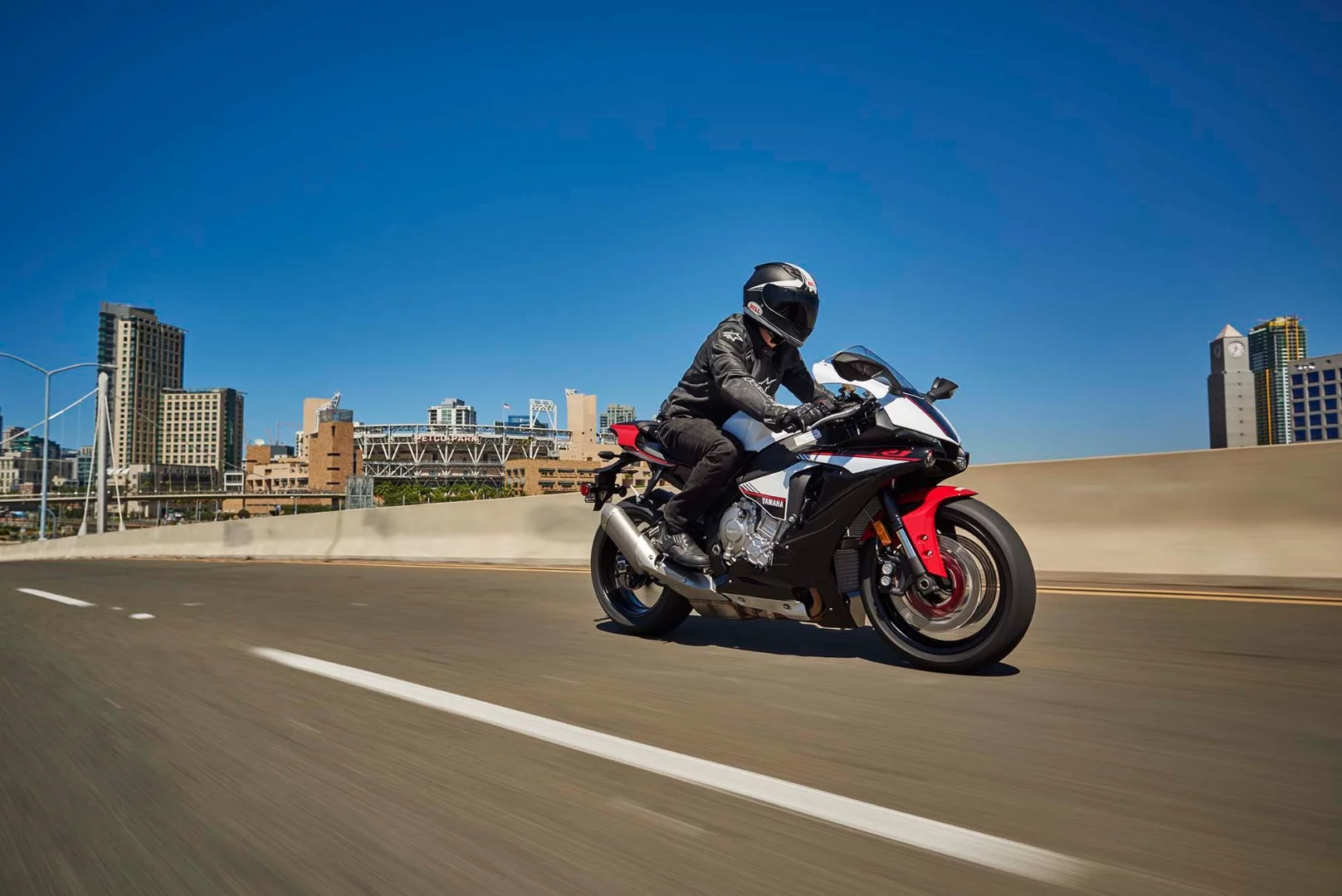 The Yamaha YZF-R1S in action