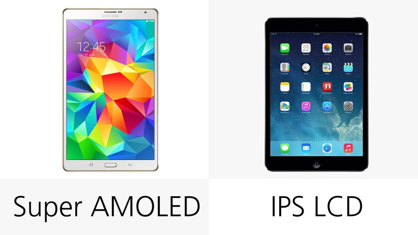 The Galaxy Tab S is the first high-resolution tablet with a Super AMOLED display
