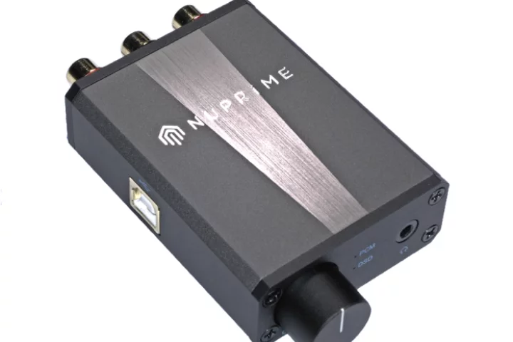 NuPrime's USB-powered, high resolution, portable DAC and headphone amp, the uDSD