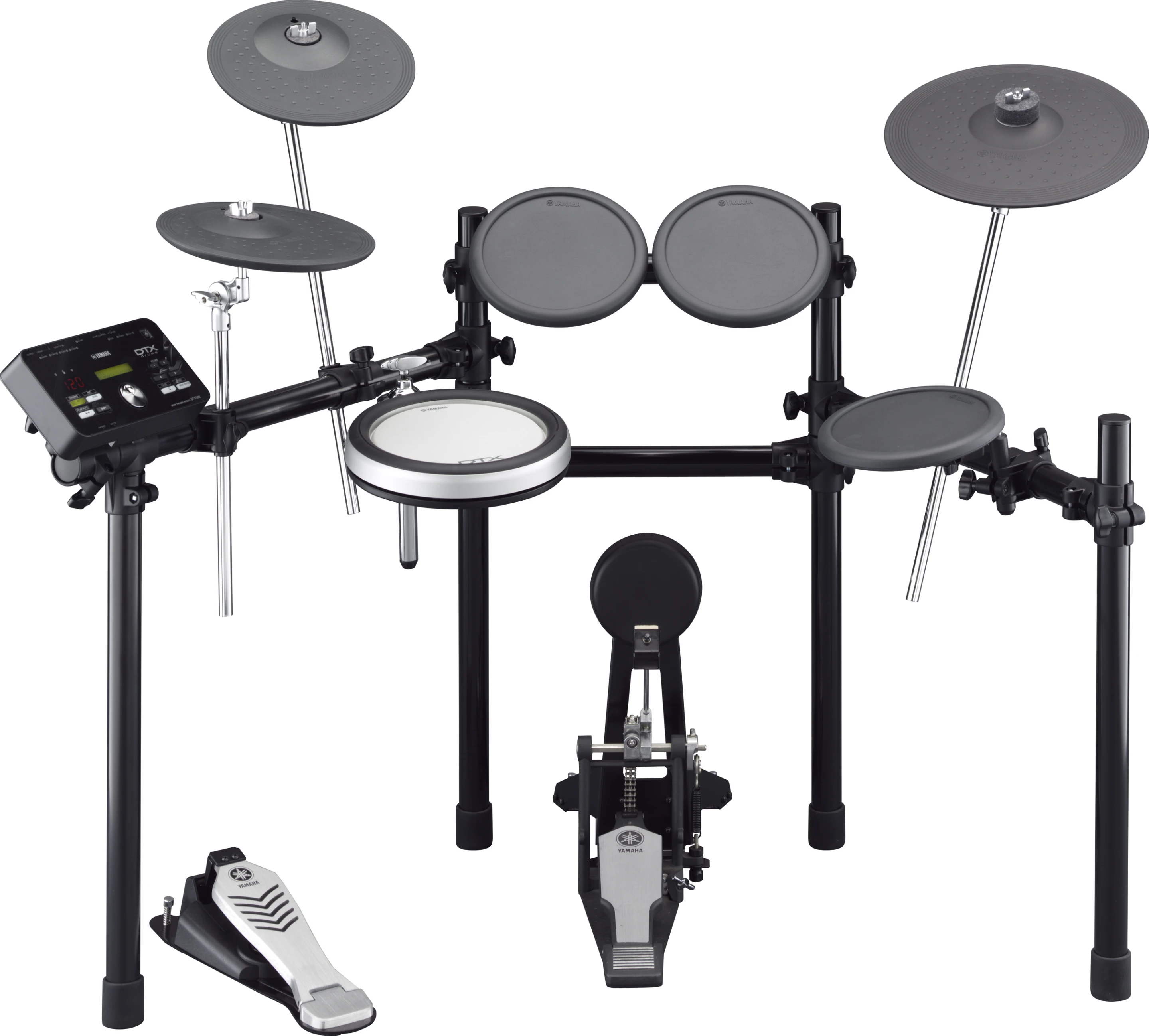 The Yamaha DTX522K electronic drum set