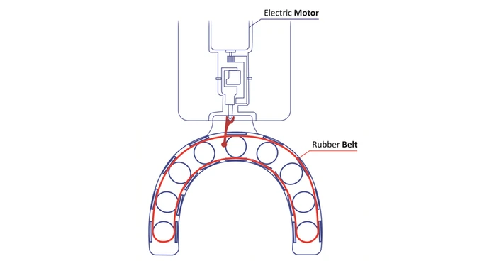 A diagram showing how the unit works