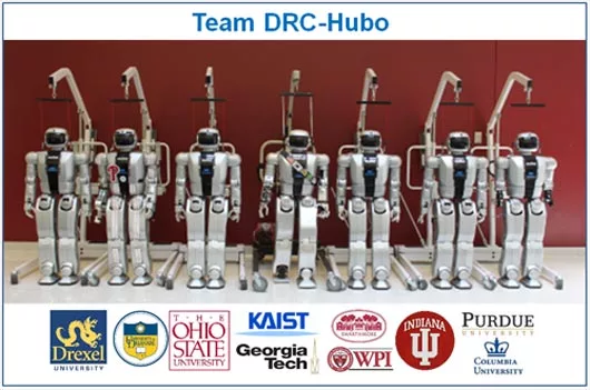 Drexel University’s design focuses on a mature, open-architecture, bipedal robot called Hubo