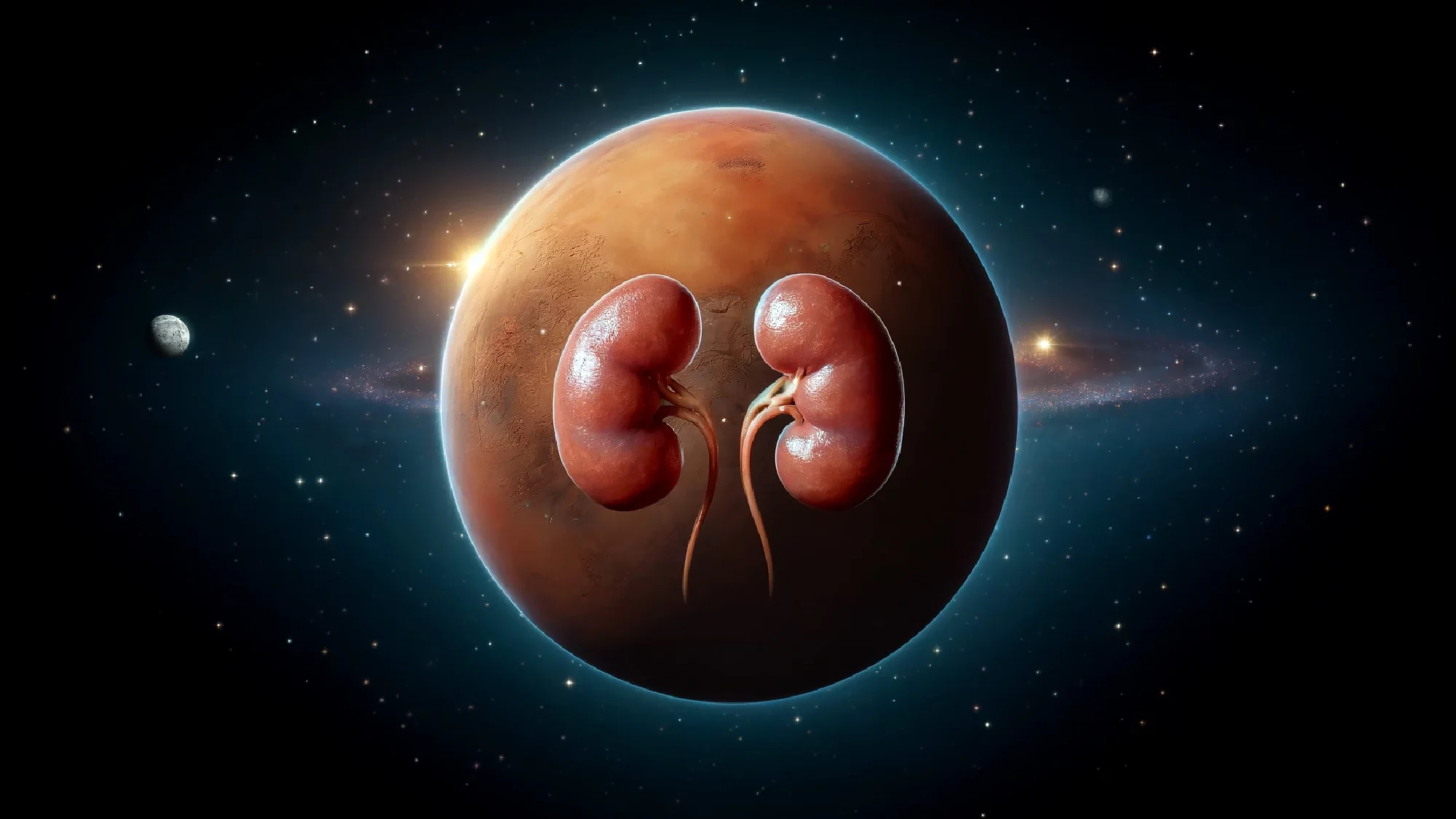 Long-haul space flights can permanently damage the kidneys