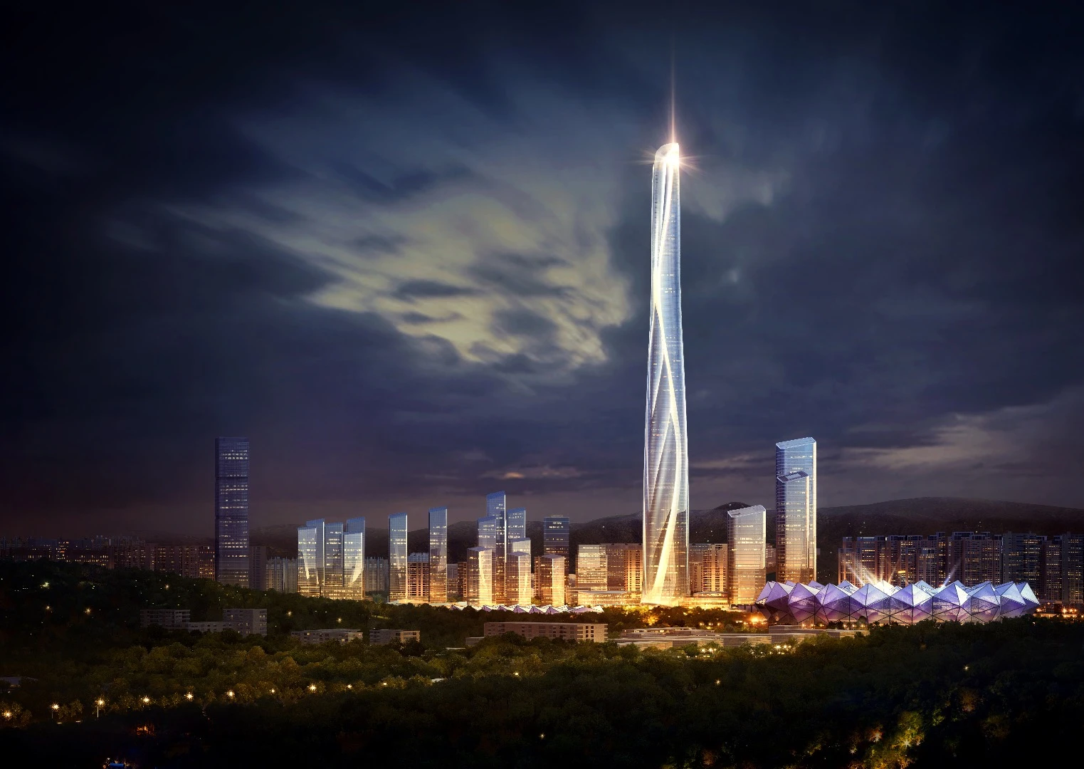 Shenzhen-Hong Kong International Center is part of a wider development by AS+GG