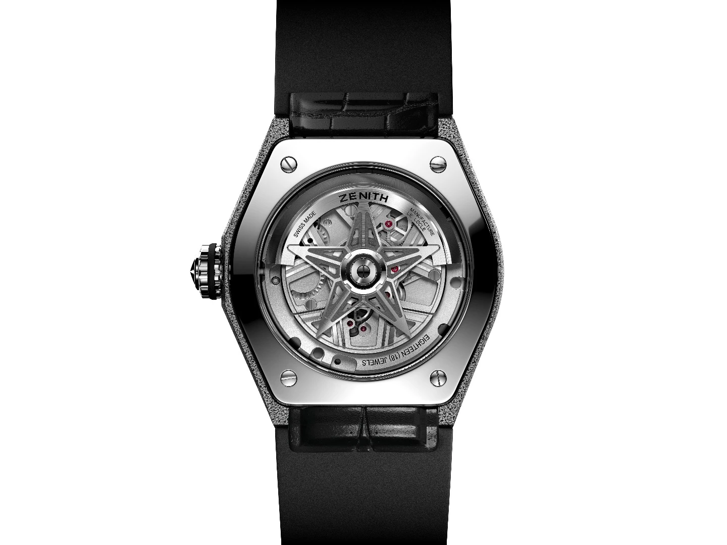 The Zenith Defy Lab reverse