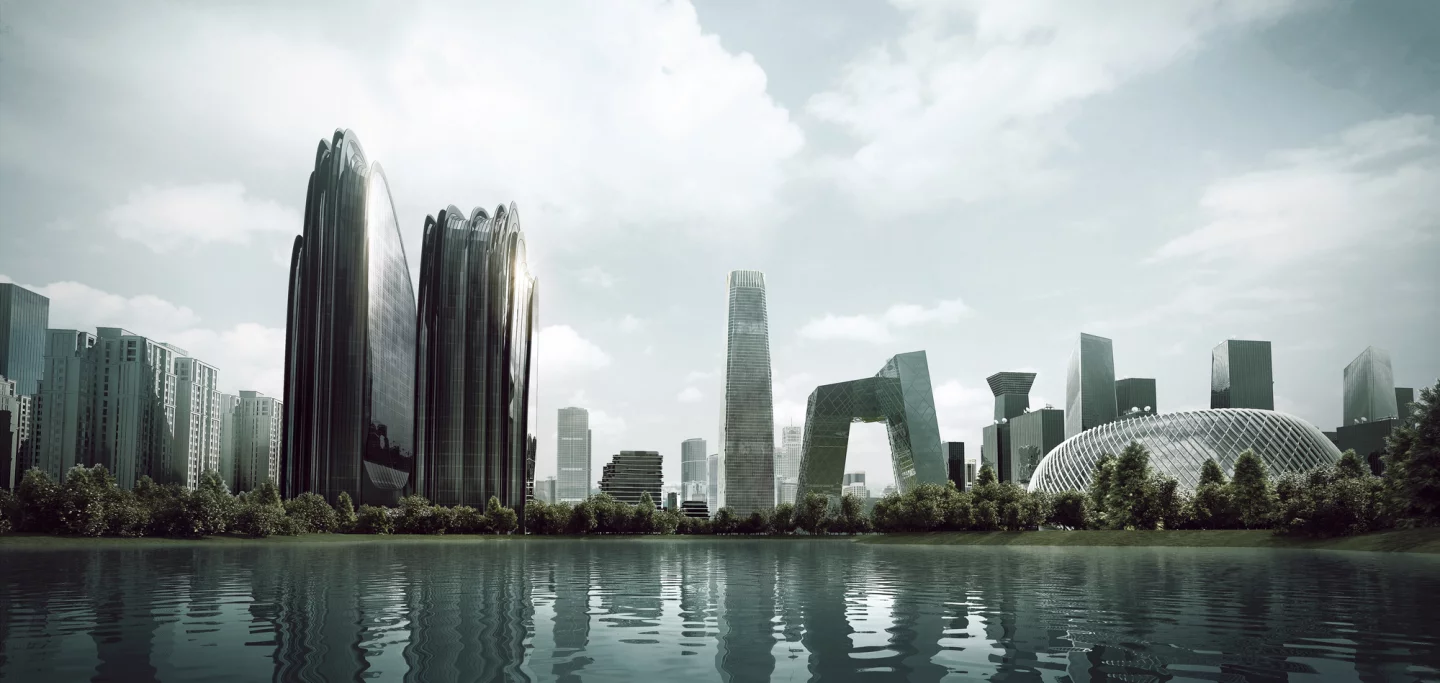 Chaoyang Park Plaza is due for completion in 2016 (Image: MAD)