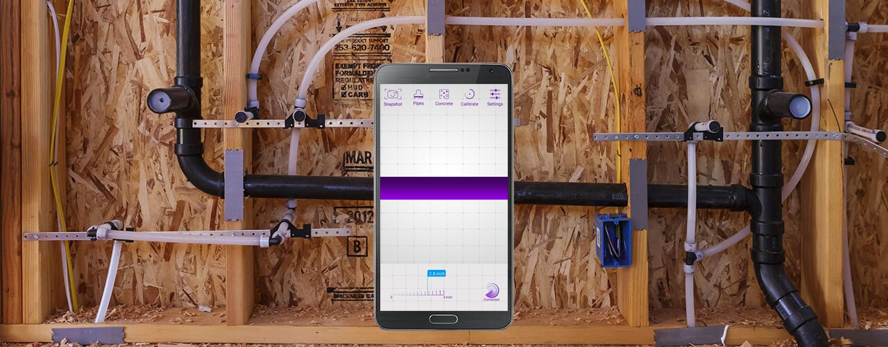 The WalabotDIY is designed to warn users when danger is lurking behind the house walls