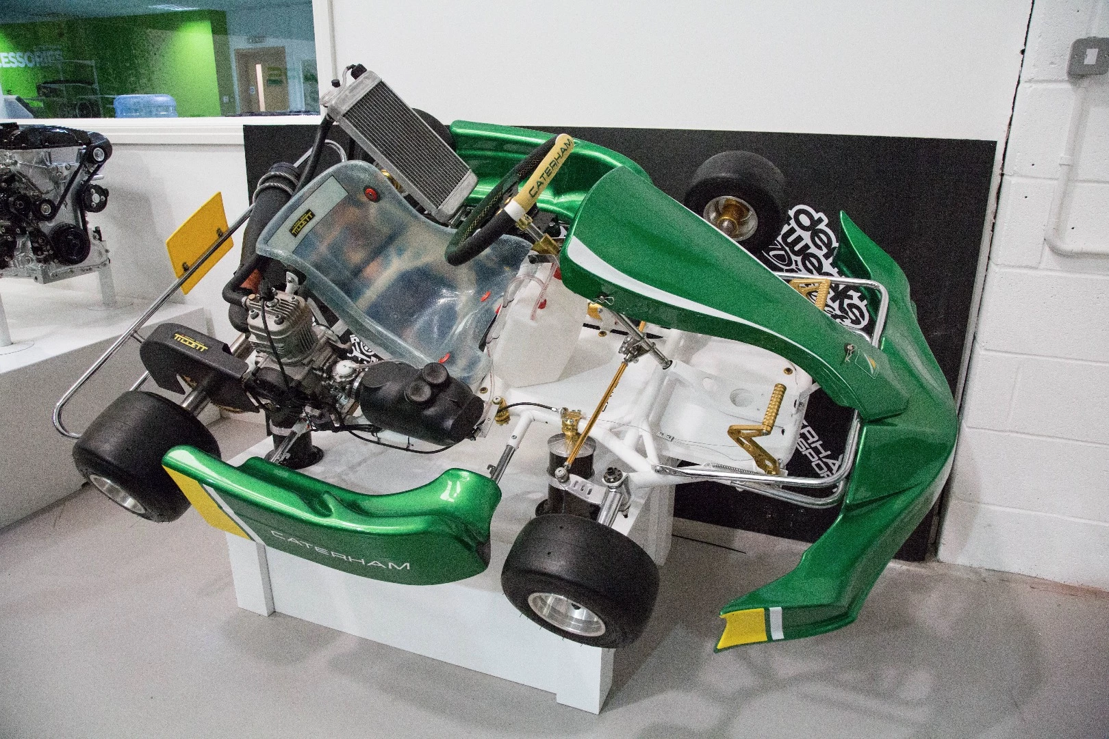 A relic from Caterham's brief foray into the world of karting
