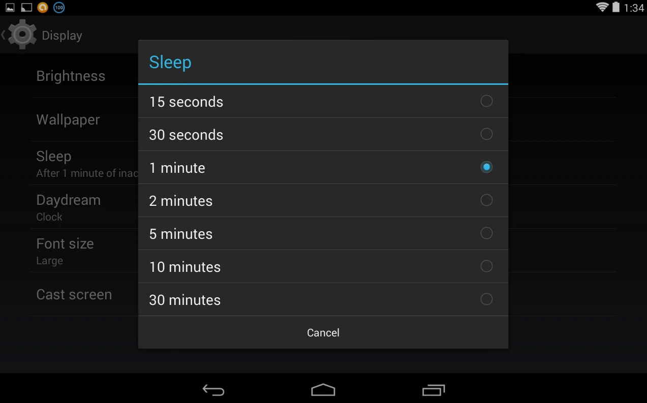 Tweak display settings and features to improve battery life
