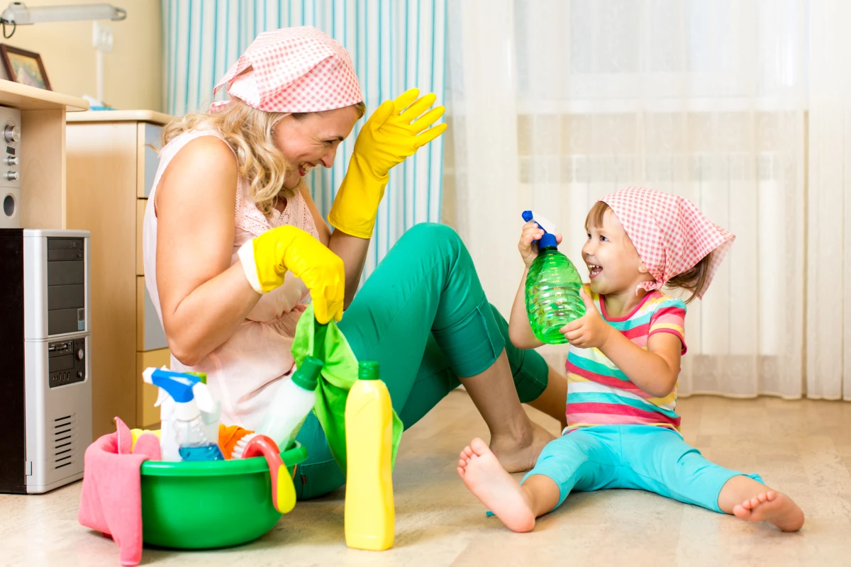 Scented and sprayed cleaning products have been linked with the highest rates of children developing asthma