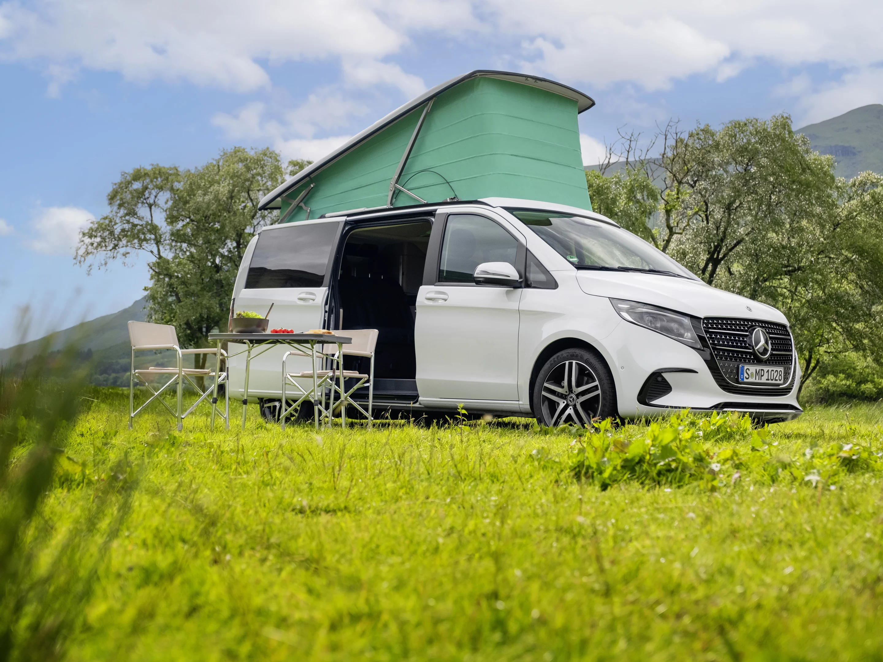The newest Mercedes-Benz Marco Polo camper van