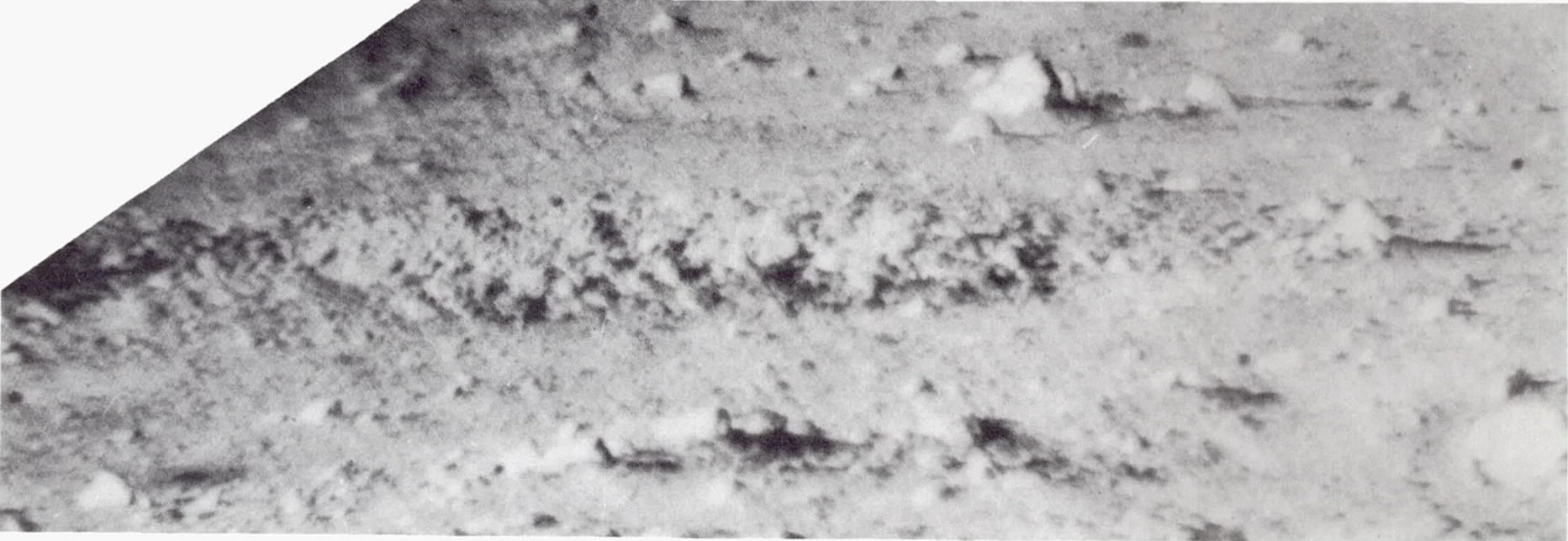 Rubble seen from Surveyor I