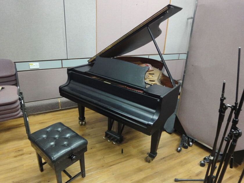 Lot 711 - a Steinway model D grand piano