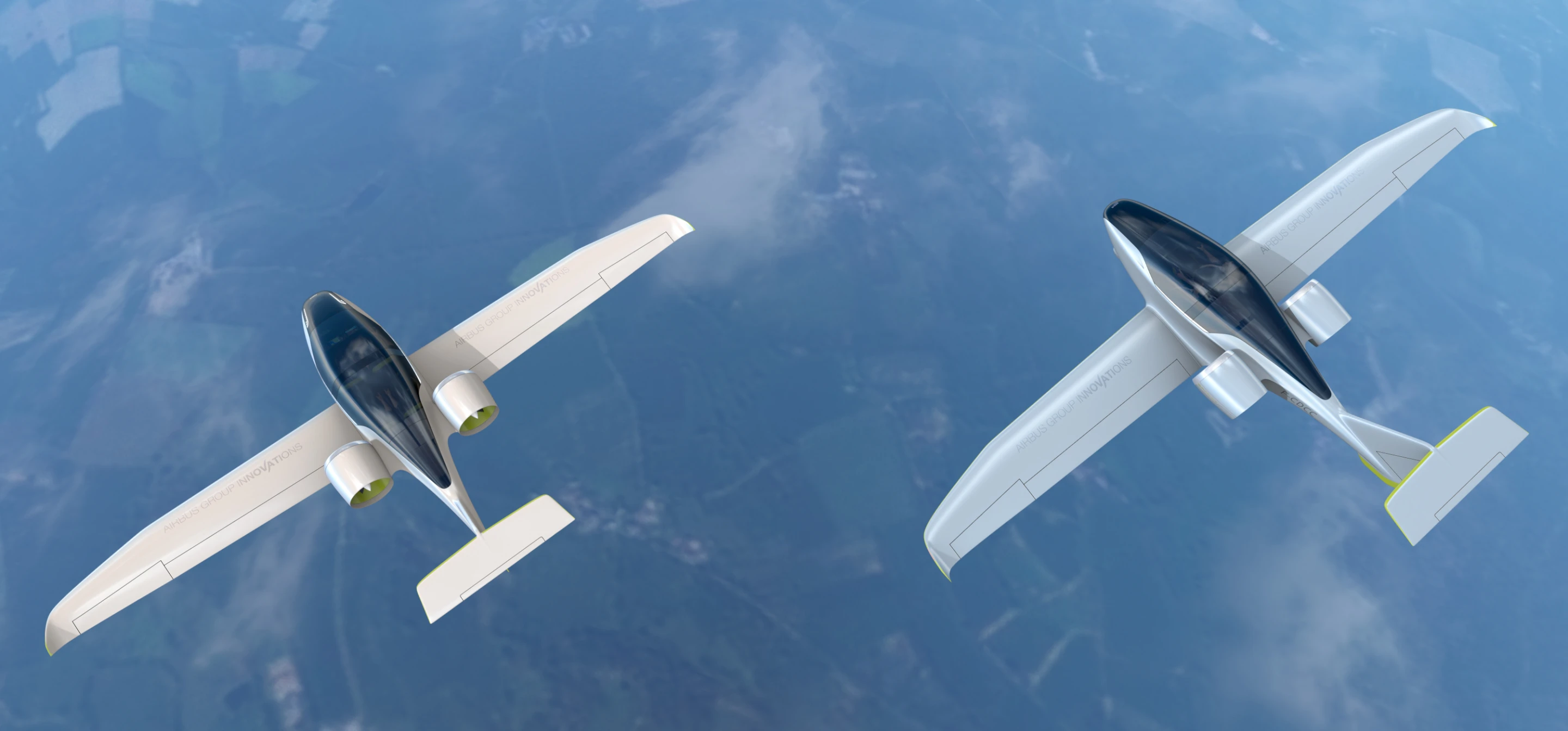 Artist's impression of E-Fan 2.0 and 4.0