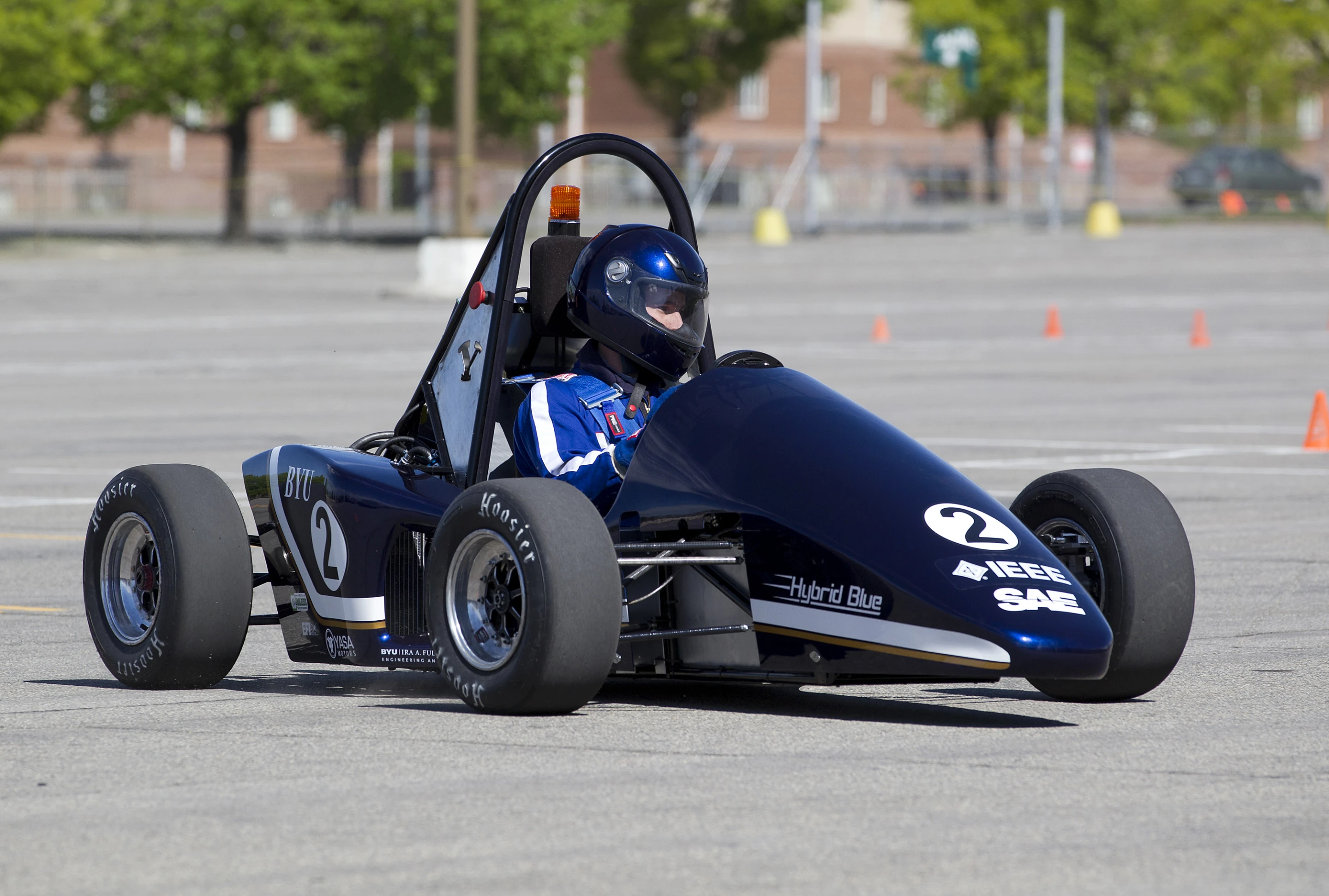 Hybrid Blue can accelerate from 0 to 60 mph in about three seconds