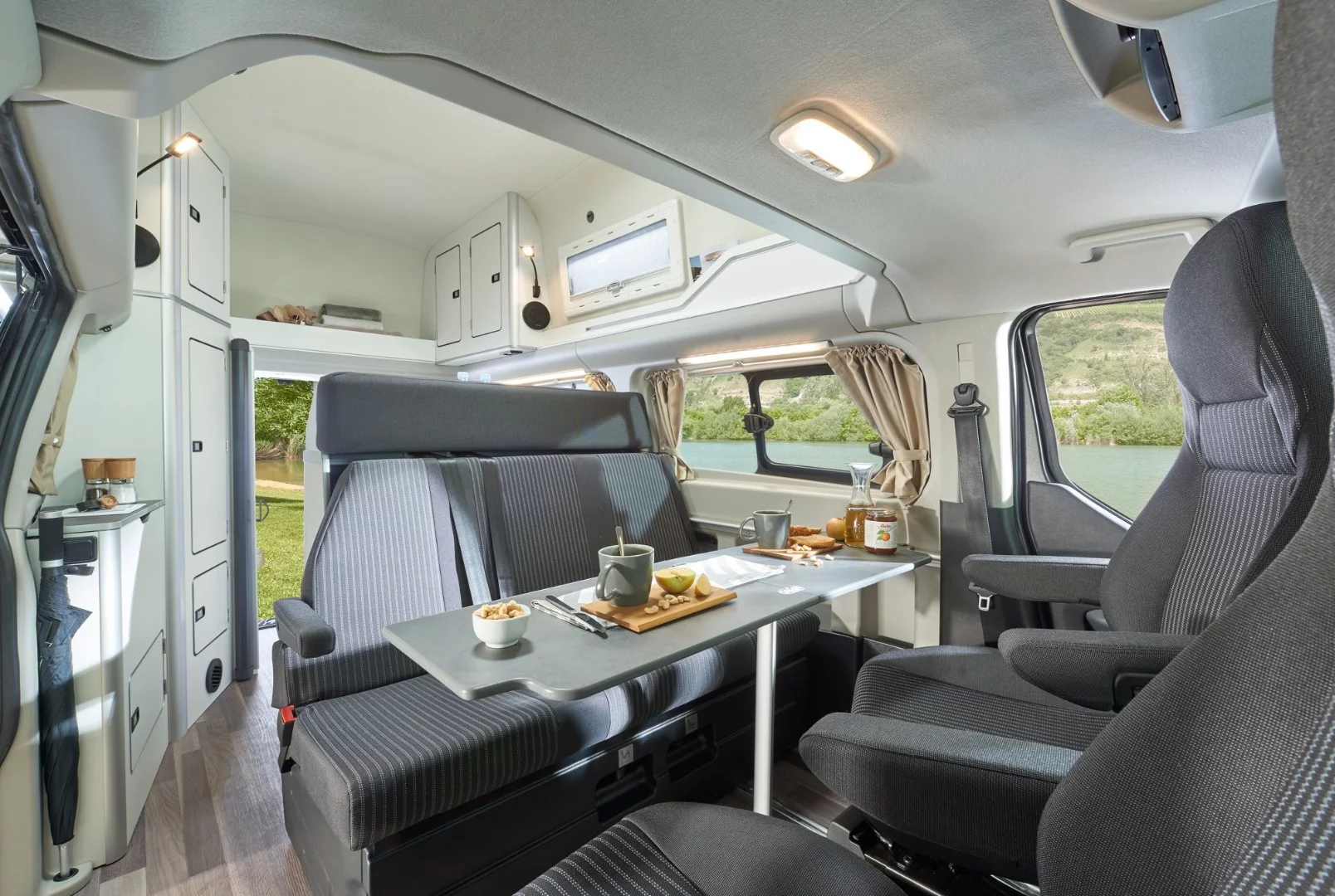 Inside the Ford Westfalia Nugget Plus