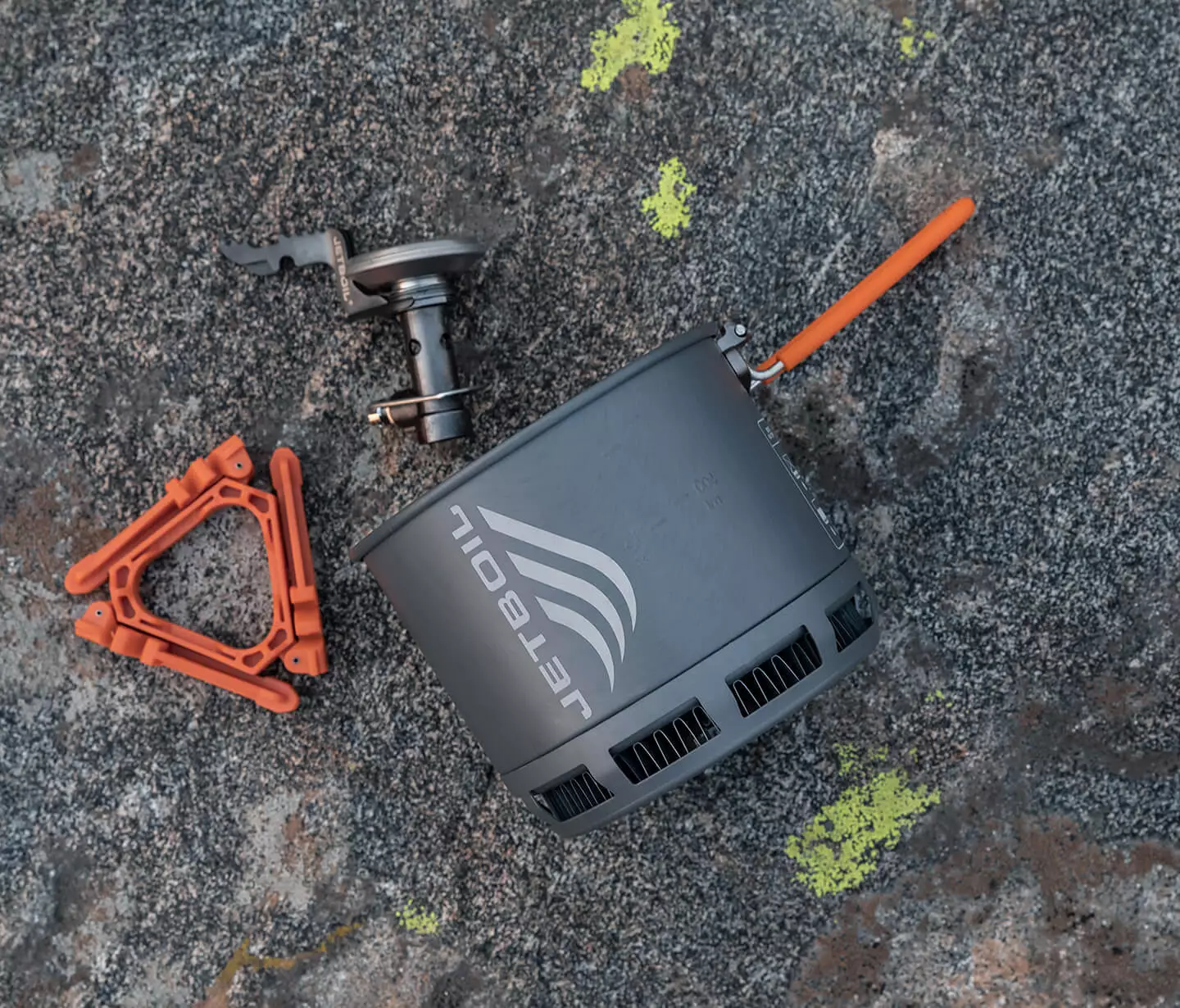 The Jetboil Stash, disassembled