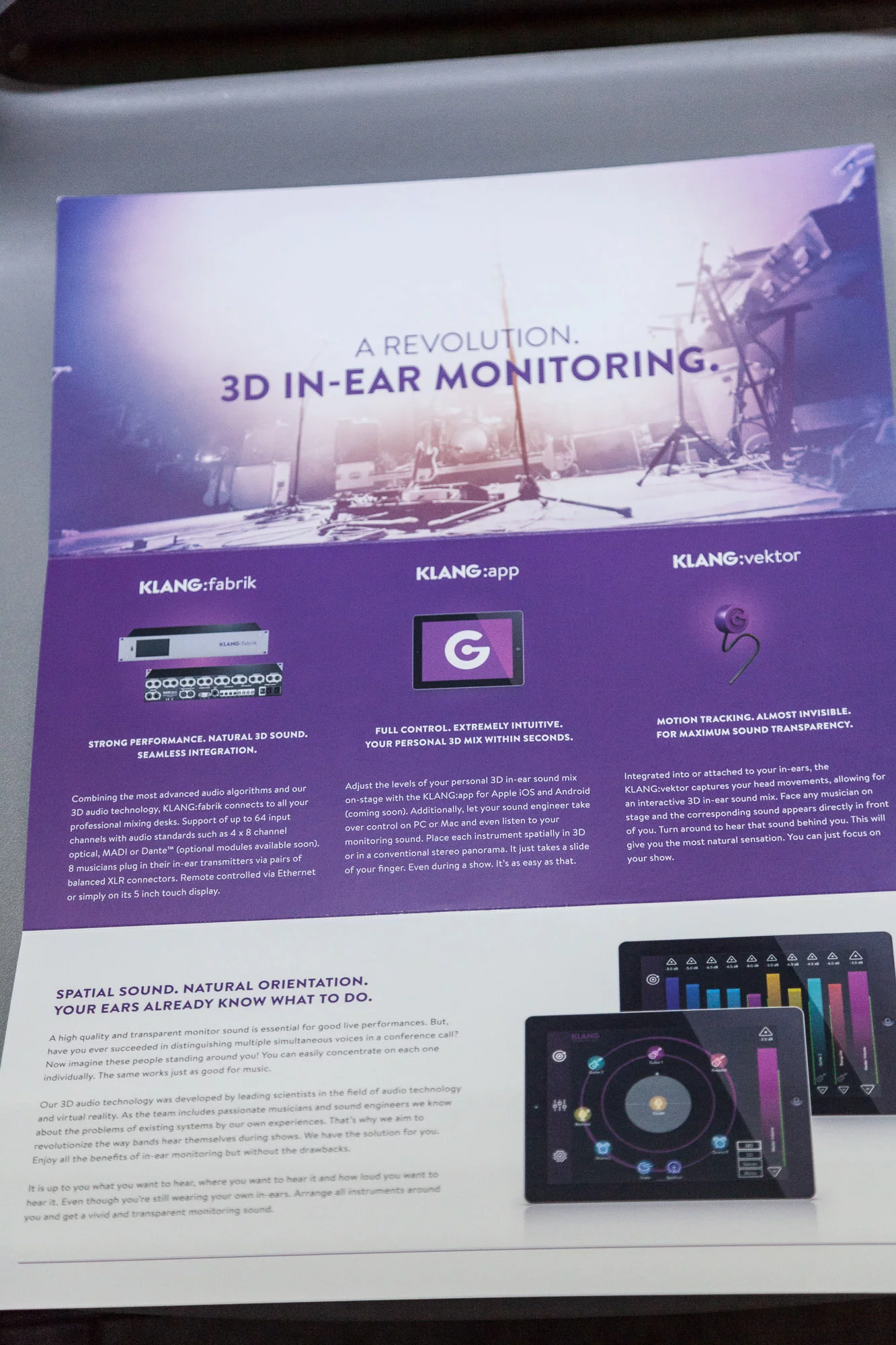Klang's Fabrik 3D in-ear monitor solution (Photo: Loz Blain/Gizmag)