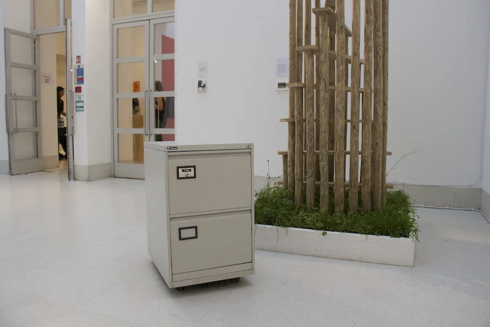 The autonomous filing cabinet was created during designer Jaap de Maat's final year studying at the Royal College of Art (Photo: Jaap de Maat)