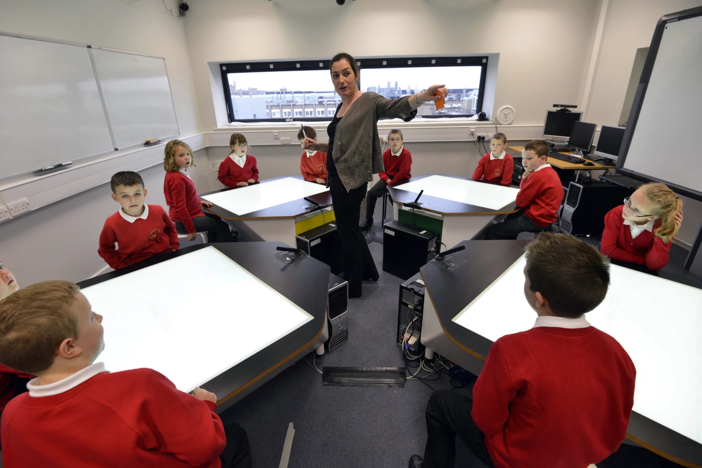 One of the classrooms involved in the SynergyNet project