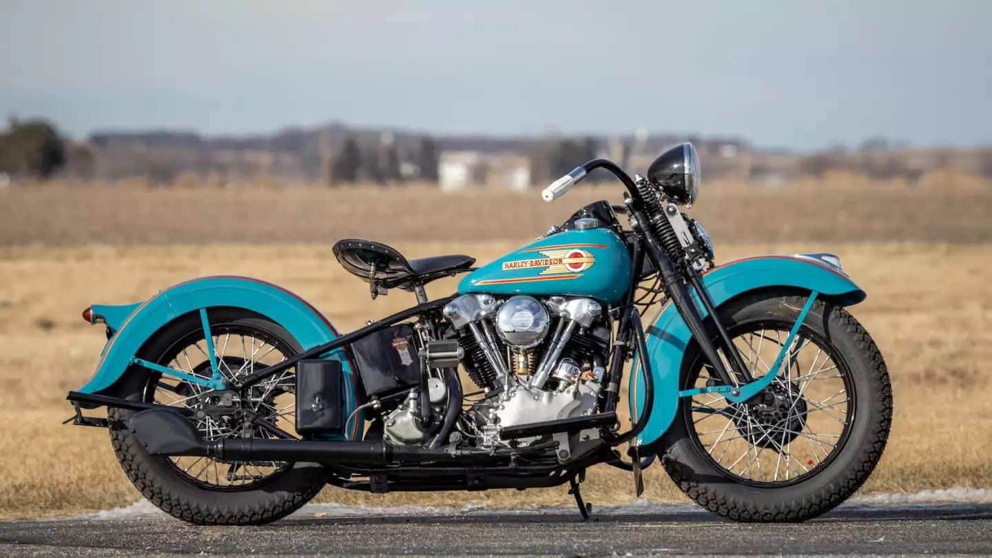 Besides the 1936 Harel-Davidson EL, there's another 1937 Knucklehead going to auction with stellar expectations. It is expected to sell for between $150,000 and $175,000