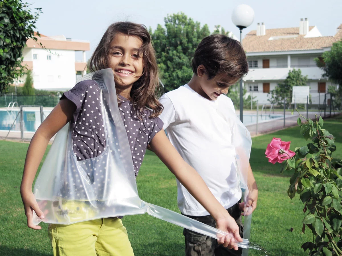 The WaterDrop is designed, in part, to raise awareness of the need for saving water