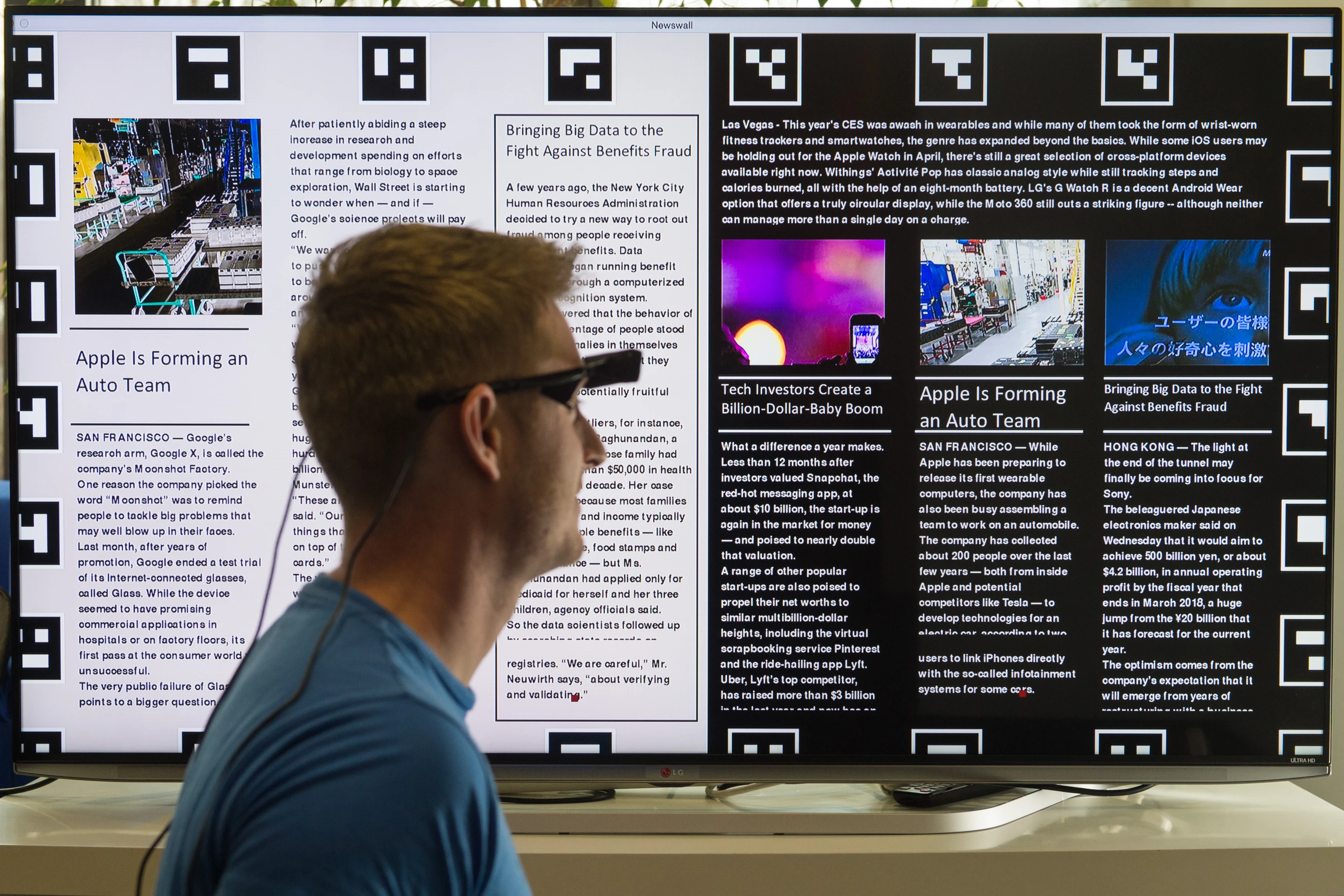 The technology utilizes existing eye-tracking glasses (Photo: Oliver Dietze)
