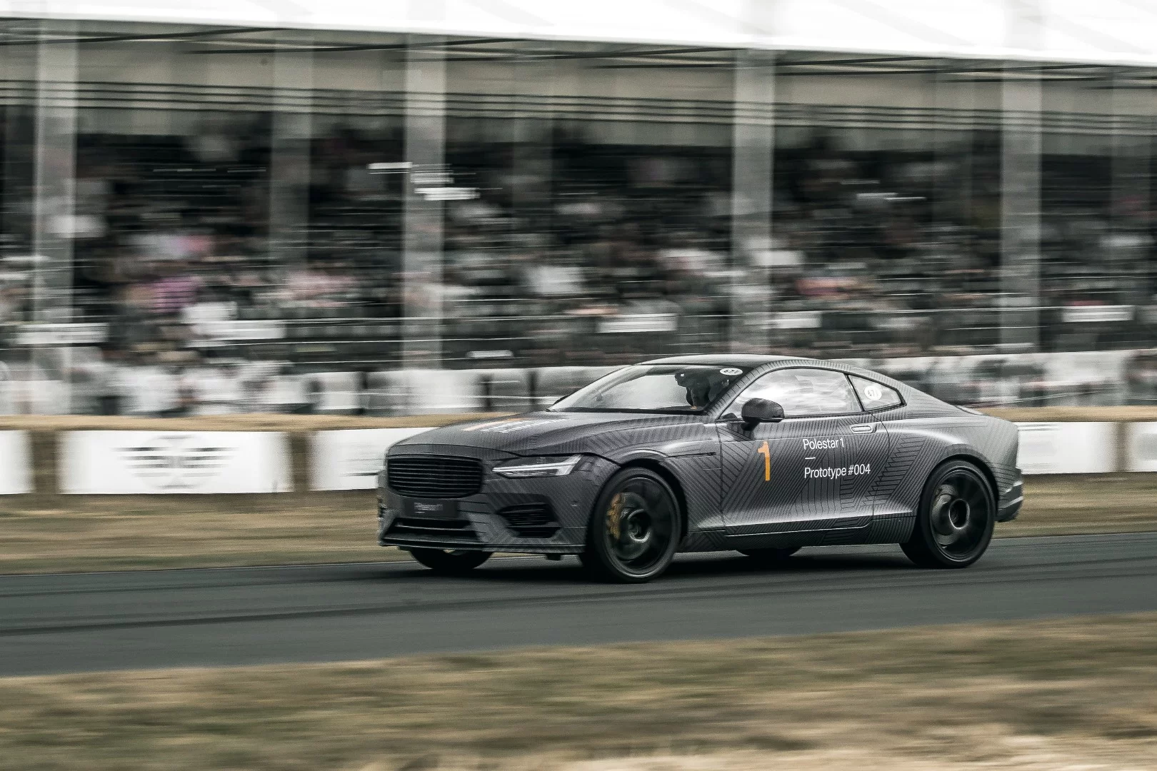 The Polestar 1 will be capable of traveling 150 km (93 mi) in electric only mode