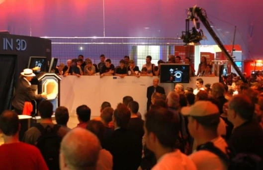 The live 3D demonstration at IFA
