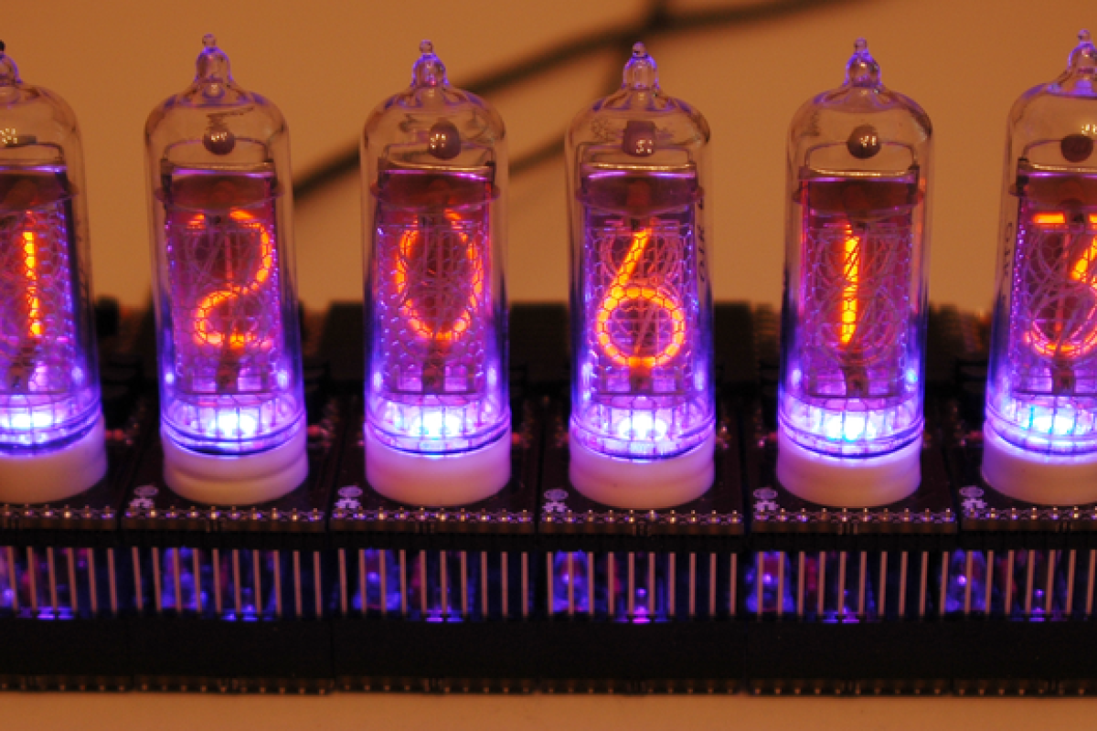 The Smart Nixie Tube display can be programmed to serve a variety of purposes, from clock to stock ticker