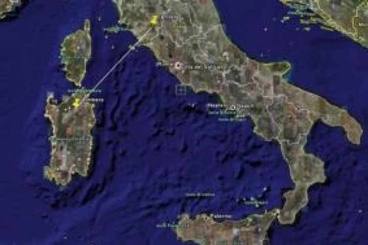 World Record distance in a Wi-Fi technology transmission of 304km (188.89 miles) between Monte Amiata (Amiata Mountain) in central Italy to island of Sardinia.