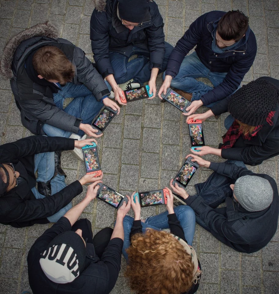 Up to eight Nintendo Switch consoles can be linked locally or online