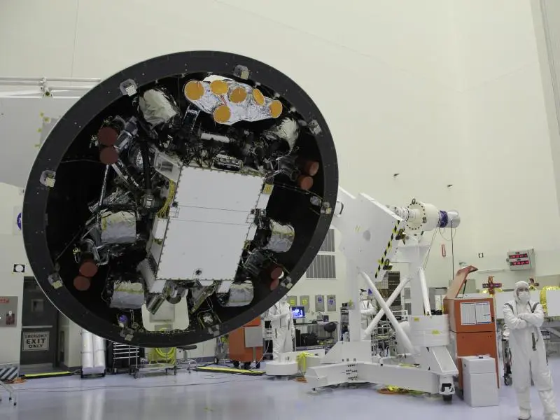 Curiosity capsule(Image: NASA/Glenn Benson)