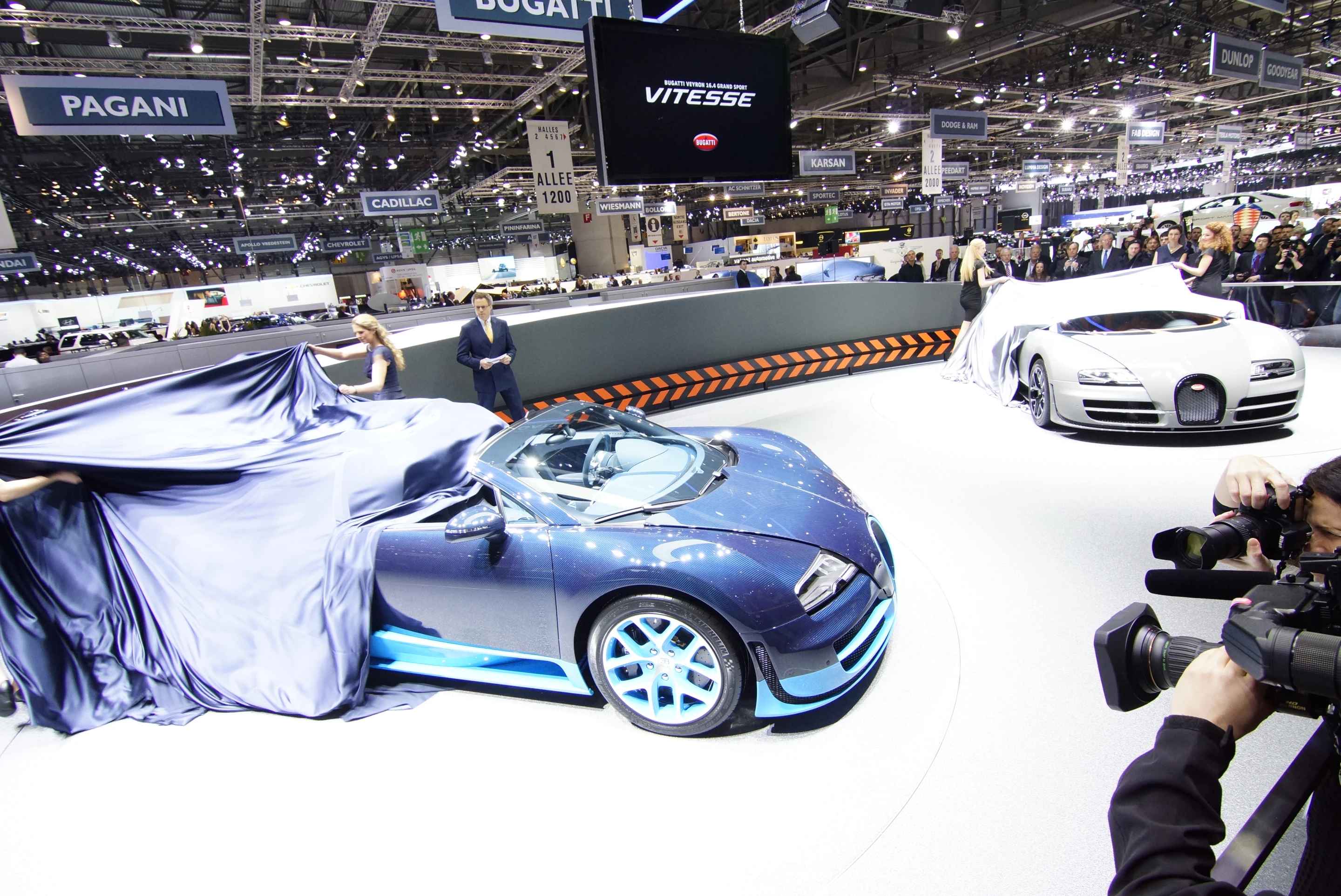 The Grand Sport Vitesse unveiling in Geneva