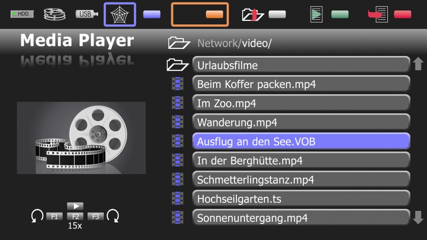 The Metz media system interface