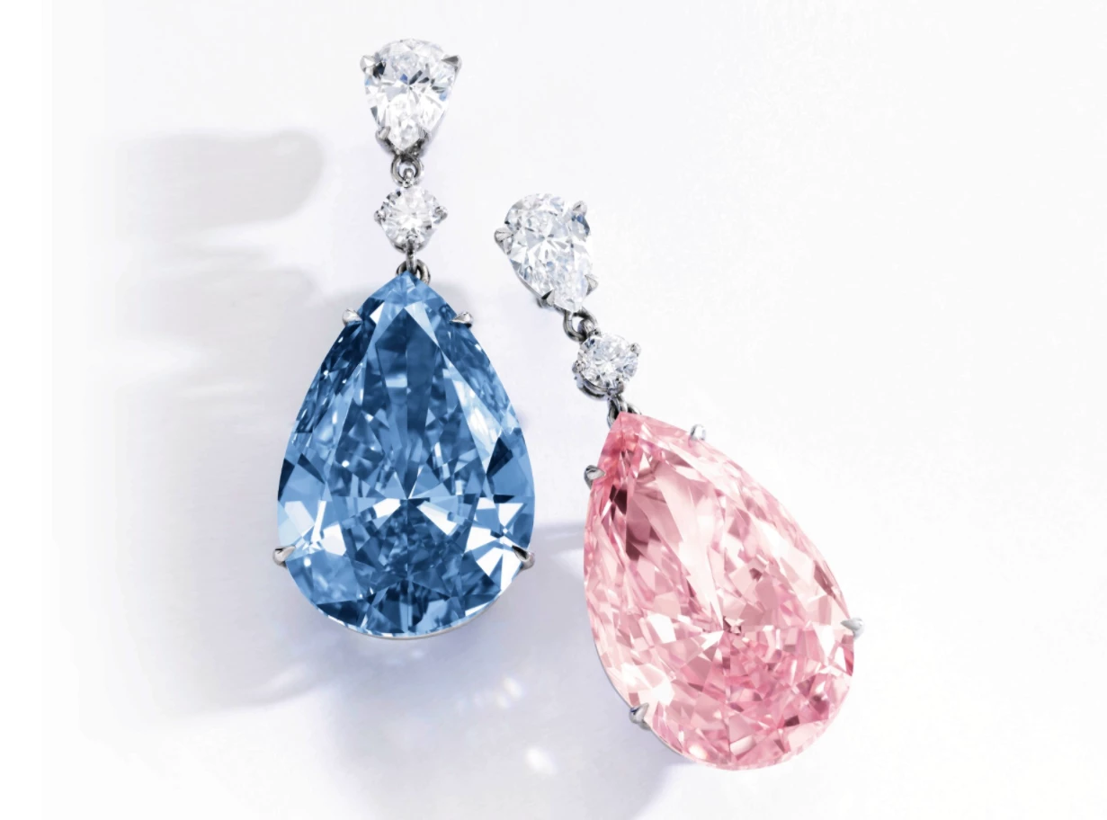 The world's most expensive earrings sold in Geneva on on May 16, 2017, when the "Apollo and Artemis Diamonds" were sold to the same buyer for $41,255,566 and $15,035,061 respectively.