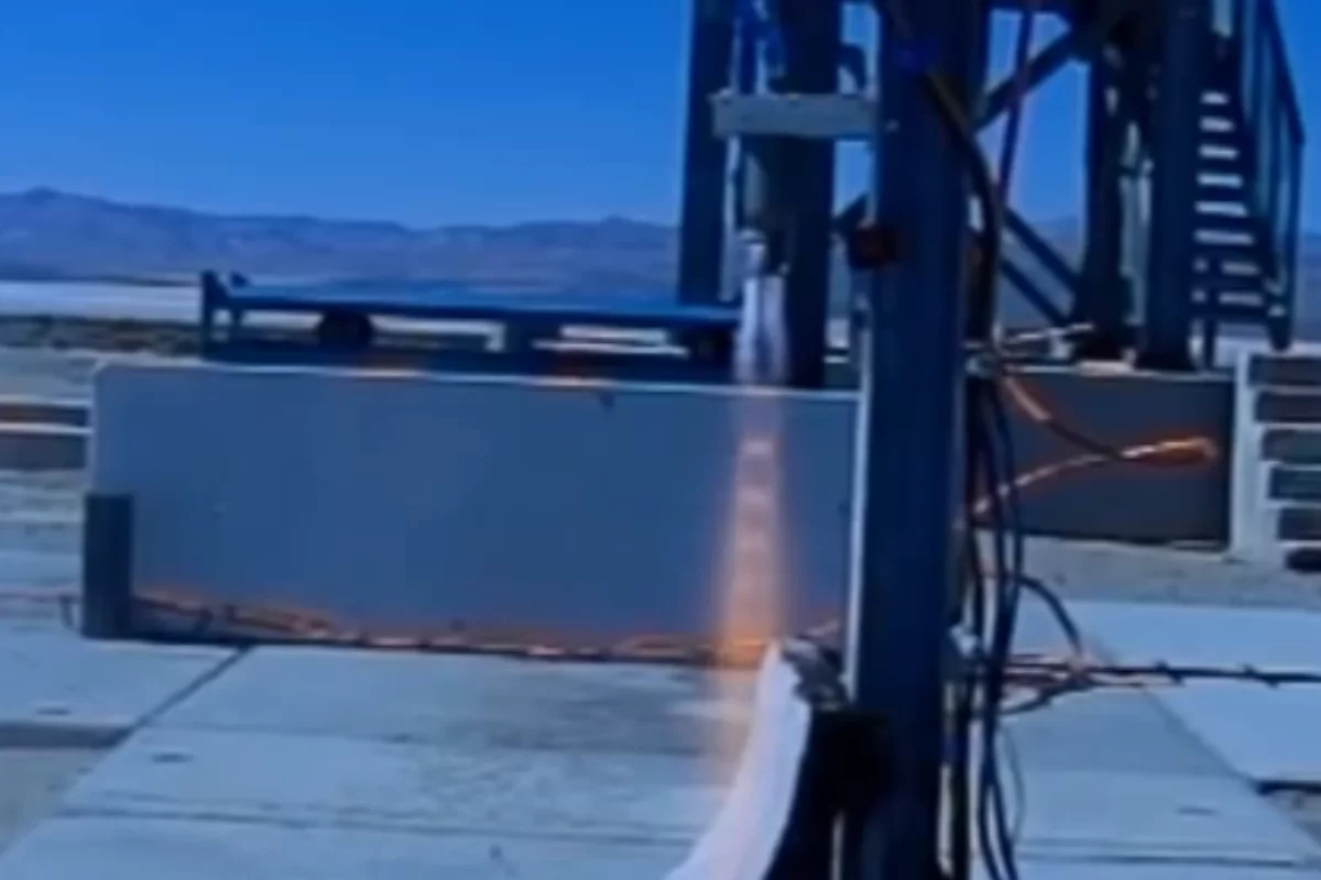 The Tri-D engine test firing