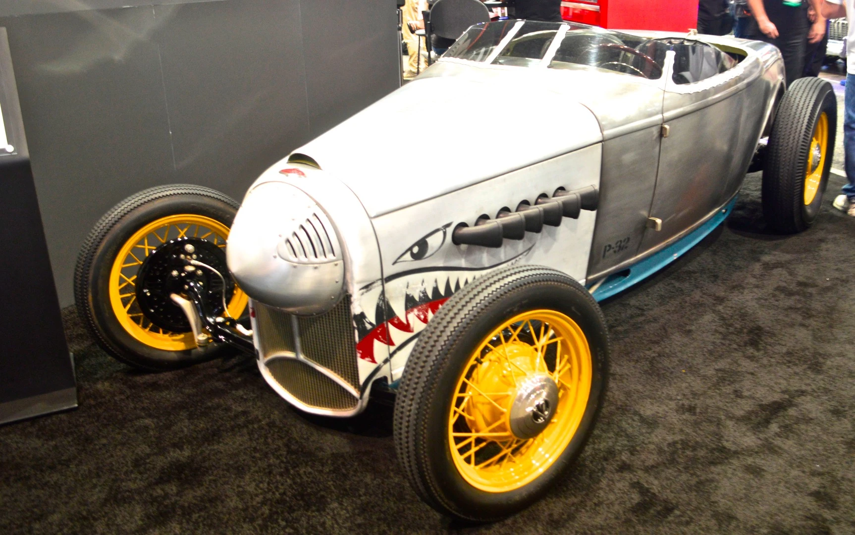 Foose Design 1932 Ford Roadster "Street Fighter" inspired by the P52 Mustang fighter plane