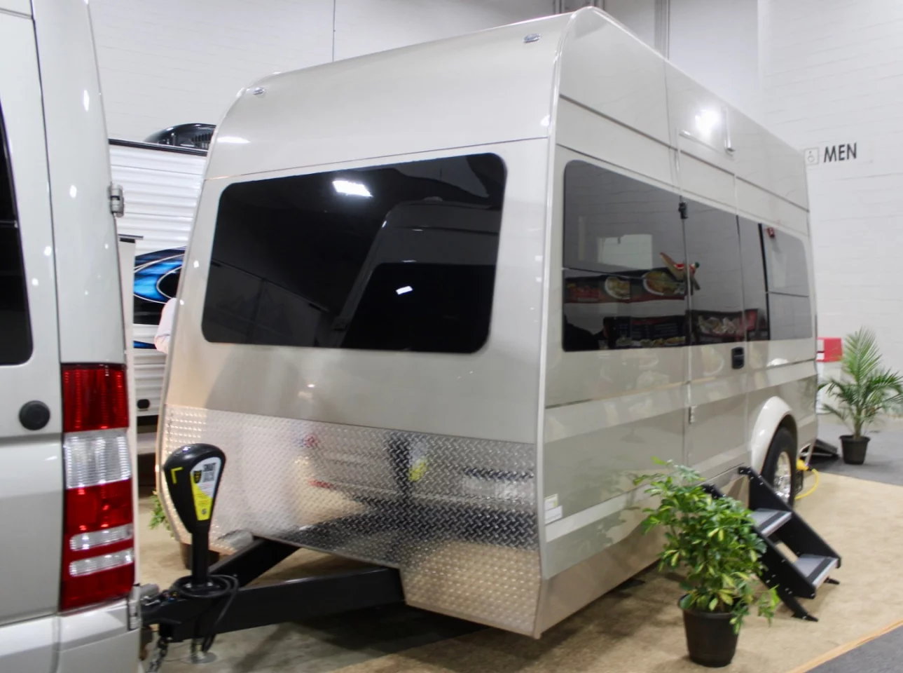 Both Trail Wagon lengths are available with the trailer front end pictured or a Sprinter-style automotive front end