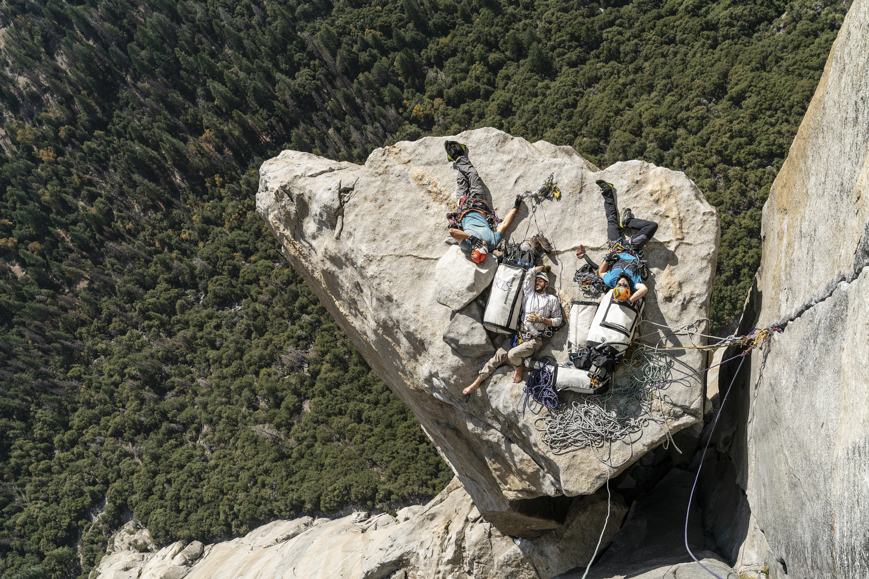 The winner of the Lifestyle category was Alexander Wick of Germany, for an awe-inspiring photo of Philipp Bankosegger, Chris Rudolph and Luke Lalor taking the most extreme nap ever – on a ledge partway up Salathé Wall, El Capitan, in Yosemite National Park