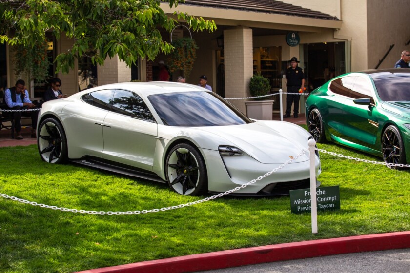 Porsche Mission E concept: to be produced as the Taycan