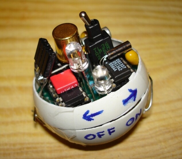 A PongSat containing electronics