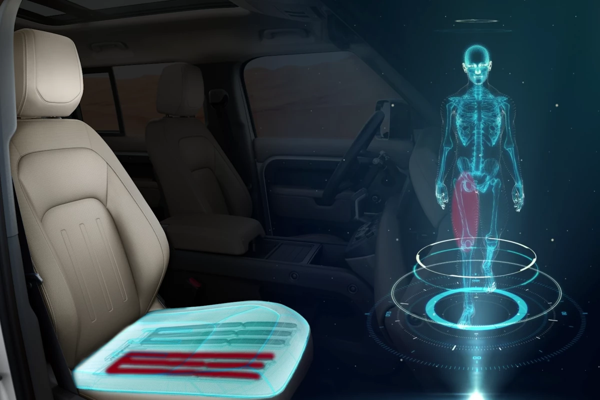 The "morphable" seat will provide continuous motion on long journeys to fool your body into thinking it's moving