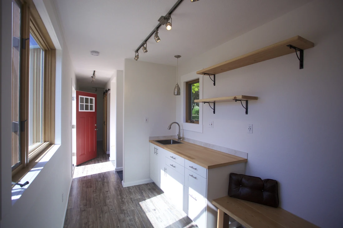 View towards the front door