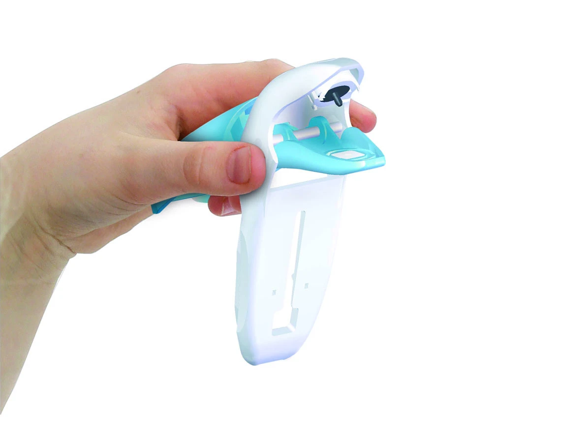 The Attach-a-tag can label clothes in seconds.