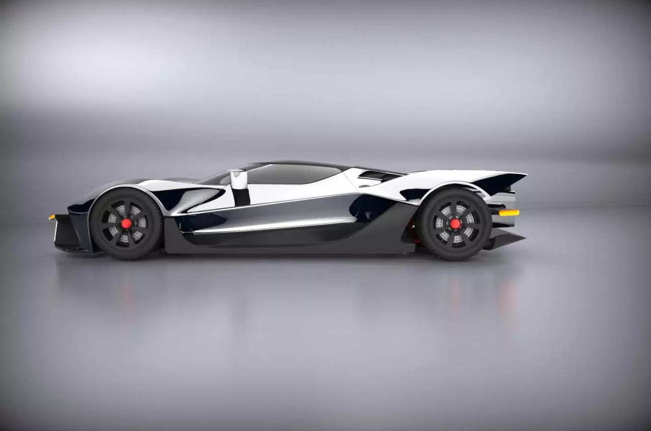 Singapore's Dendrobium electric hypercar: design sketches by EPTA London